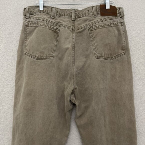 Wrangler Pro Gear Jeans Pants Mens Size 38x34 Brown Yellow Outdoor Work Rugged - Picture 7 of 14